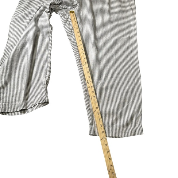 Old Navy High-Rise Linen Blend Pants Size XXL Straight Leg Casual Stretchy Waist - Picture 15 of 15